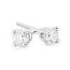 Thumbnail Image 2 of 9ct White Gold 0.25ct Diamond Solitaire Stud Earrings
