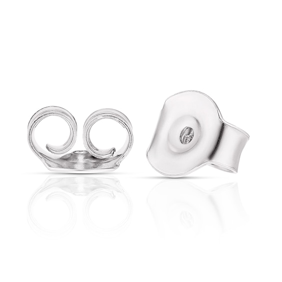 4MM Round Cut Simulated Solitaire Stud Earrings In