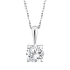 Thumbnail Image 1 of 9ct White Gold 0.33ct Diamond Solitaire Pendant