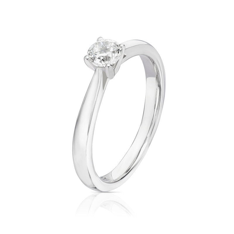 Main Image 2 of The Forever Diamond Platinum 0.33ct Diamond Solitaire Ring
