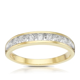 The Forever Diamond 18ct Yellow Gold 0.50ct Diamond Eternity Ring