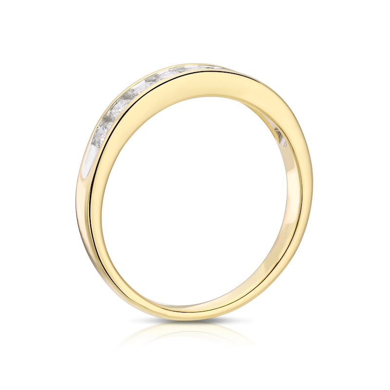 Main Image 3 of The Forever Diamond 18ct Yellow Gold 0.50ct Diamond Eternity Ring