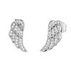 Thumbnail Image 0 of Angel Whisperer Cubic Zirconia Angel Wing Stud Earrings