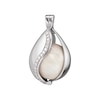 Thumbnail Image 1 of Angel Whisperer Sterling Silver Tear of Heaven Pearl Chime Pendant
