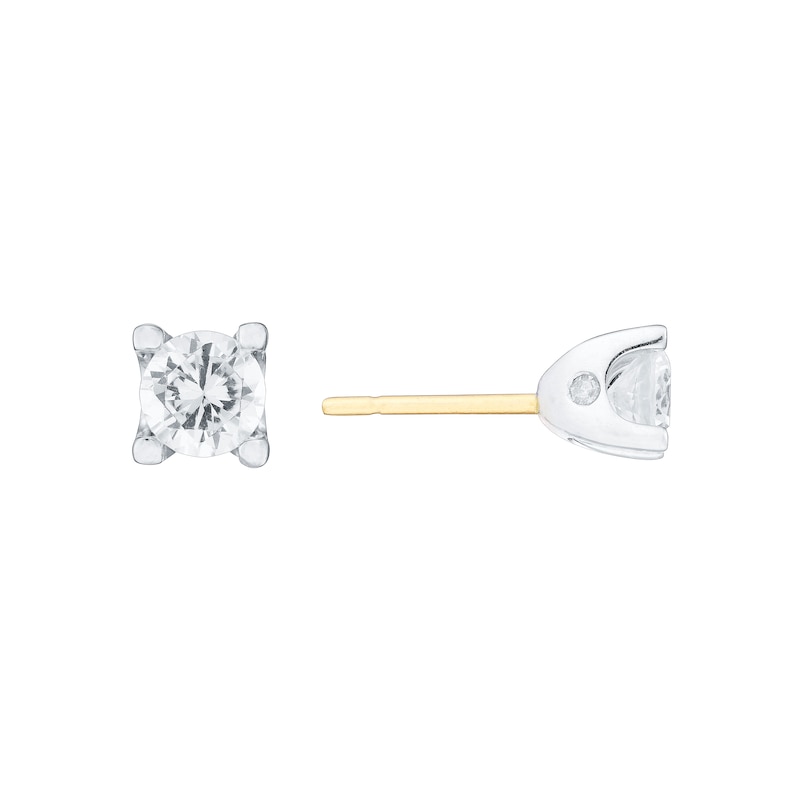 The Forever Diamond 18ct Yellow Gold 0.66ct Stud Earrings