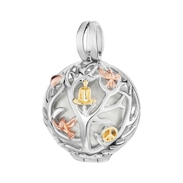 Angel Whisperer Tree of Life Sterling Silver Pearl Chime Pendant