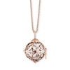 Thumbnail Image 1 of Angel Whisperer Extra Small Rose Gold White Chime Necklace