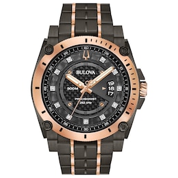 Bulova Icon High Precision Men's Diamond Dial Bracelet Watch