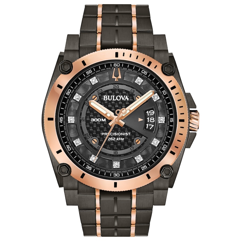 Bulova Men's Precisionist Stainless Steel Bracelet Watch