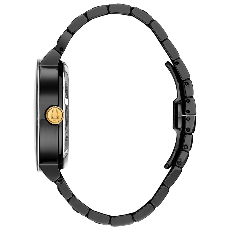Bulova Men's Modern Automatic  Black Stainless Steel Watch