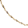 Thumbnail Image 1 of 9ct Yellow Gold Solid 16" Dainty Singapore Chain