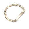 Thumbnail Image 0 of 9ct Yellow Gold 8.25 Inch Curb Chain ID Bracelet