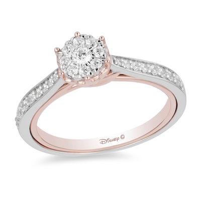 Disney Rings Jewellery Belle Ring H Samuel Enchanted Disney Fine Jewellery  Rose Gold Diamond Belle Ring H