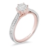 Thumbnail Image 2 of Enchanted Disney Fine Jewellery Rose Gold Diamond Belle Ring