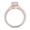 Thumbnail Image 2 of Enchanted Disney Fine Jewellery Rose Gold Diamond Belle Ring