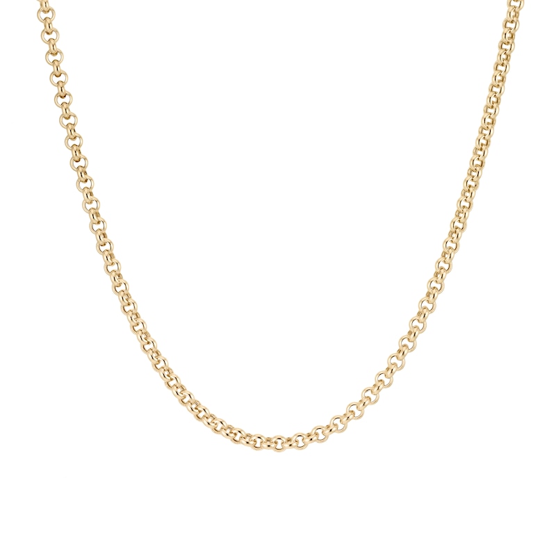 Main Image 2 of 9ct Yellow Gold 24" Belcher Chain