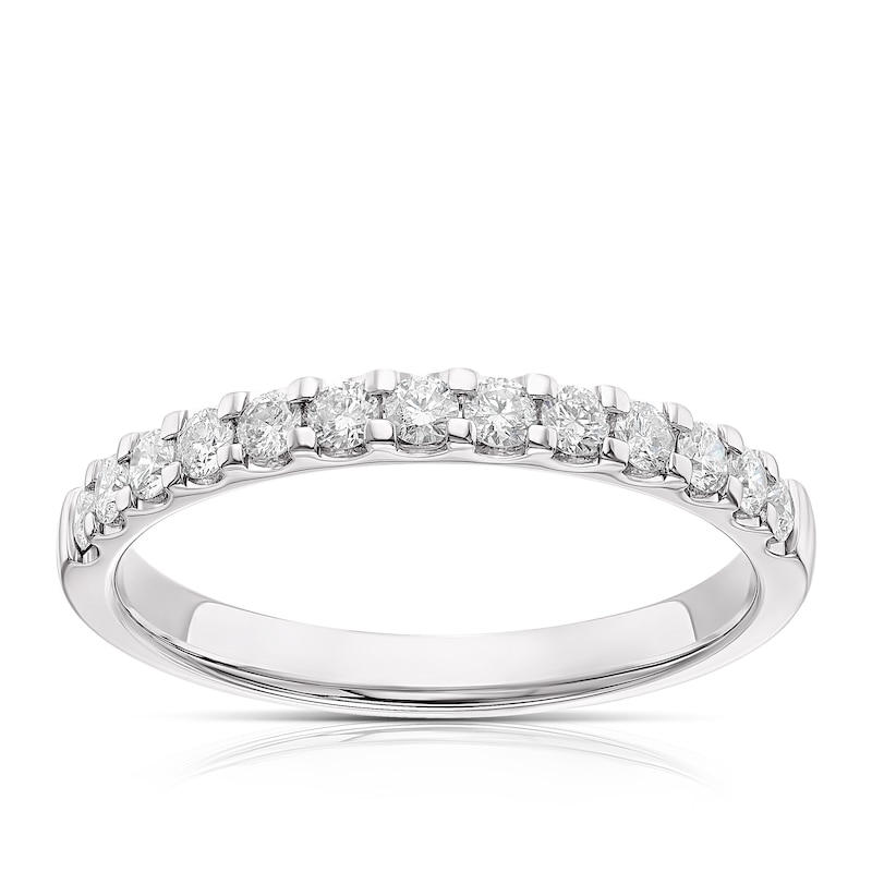 Main Image 1 of 9ct White Gold 0.33ct Diamond Eternity Ring