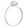 Thumbnail Image 2 of Sterling Silver Diamond Square-Shaped Cluster Ring