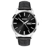 Thumbnail Image 1 of Sekonda Men's Black Leather Strap Watch