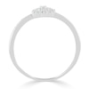 Thumbnail Image 3 of 9ct White Gold 0.10ct Total Diamond Cluster Ring