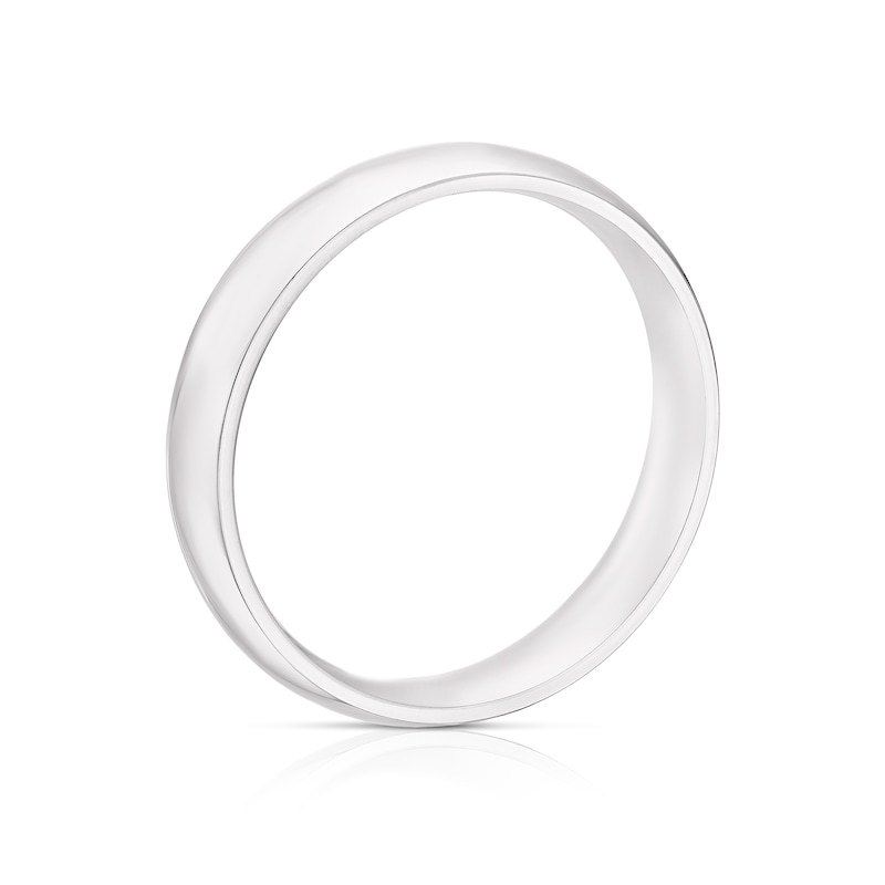 18ct White Gold 5mm Extra Heavy Court Ring