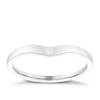 Thumbnail Image 1 of 9ct White Gold Shaped Band