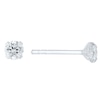 Thumbnail Image 0 of Sterling Silver Cubic Zirconia 4mm Stud Earrings