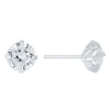 Thumbnail Image 1 of Sterling Silver Cubic Zirconia 7mm Stud Earrings