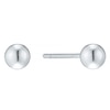 Thumbnail Image 1 of Sterling Silver 3mm Ball Stud Earrings