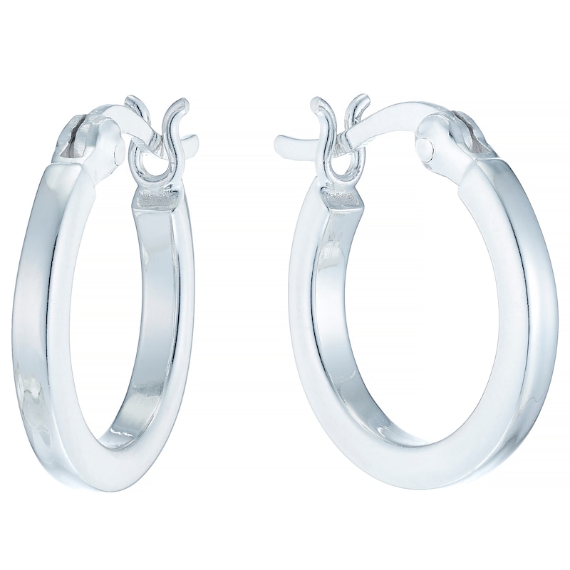 Main Image 1 of Sterling Silver Hoop Earrings