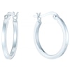 Thumbnail Image 0 of Sterling Silver Hoop Latch Earrings
