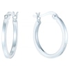Thumbnail Image 1 of Sterling Silver Hoop Latch Earrings