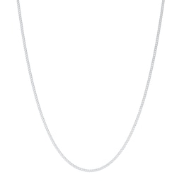 Sterling Silver 22" Dainty Curb Chain