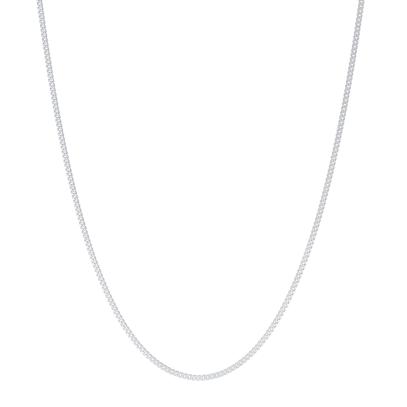 Main Image 1 of Sterling Silver 22" Dainty Curb Chain