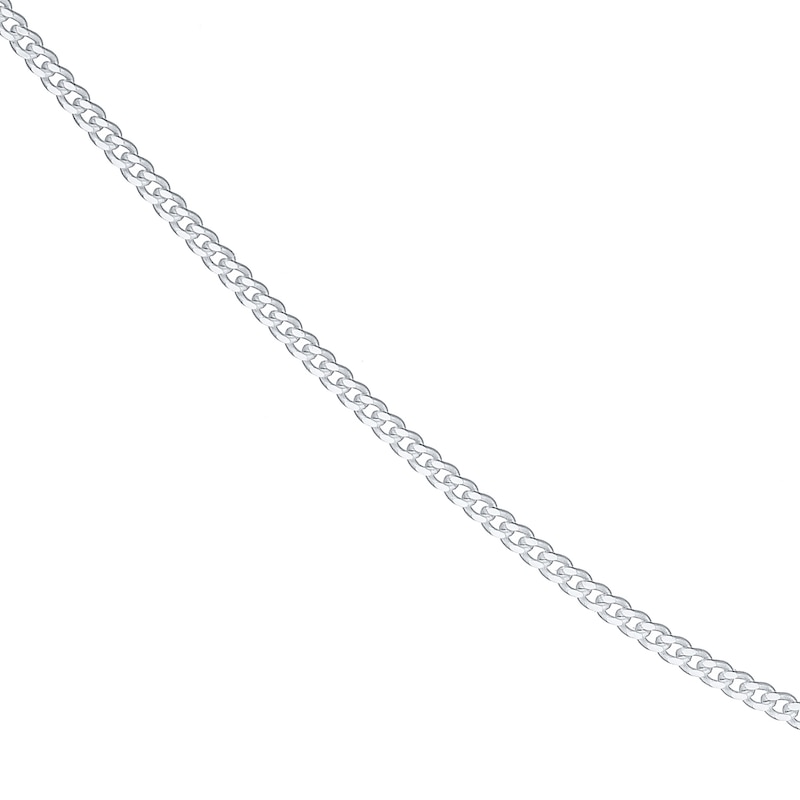 Main Image 2 of Sterling Silver 22" Dainty Curb Chain