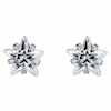 Thumbnail Image 0 of 9ct White Gold Cubic Zirconia Solitaire Star Stud Earrings