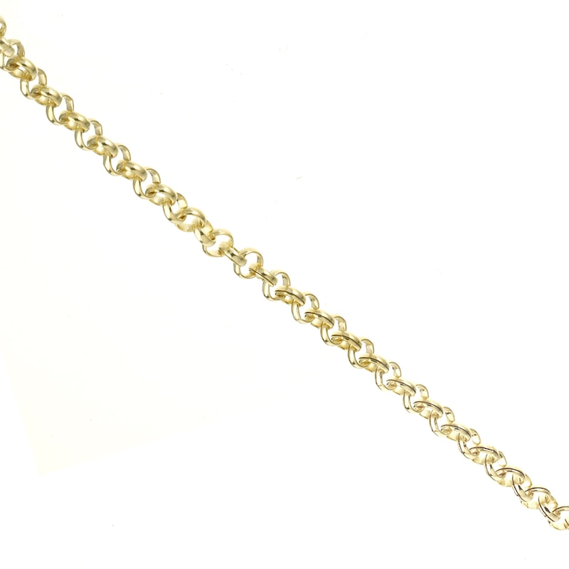 Main Image 1 of 9ct Yellow Gold 18&quot; Dainty Belcher Chain