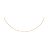 Thumbnail Image 4 of 9ct Yellow Gold 18&quot; Dainty Belcher Chain