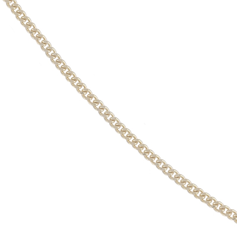 Main Image 1 of 9ct Yellow Gold 18" Dainty Curb Chain