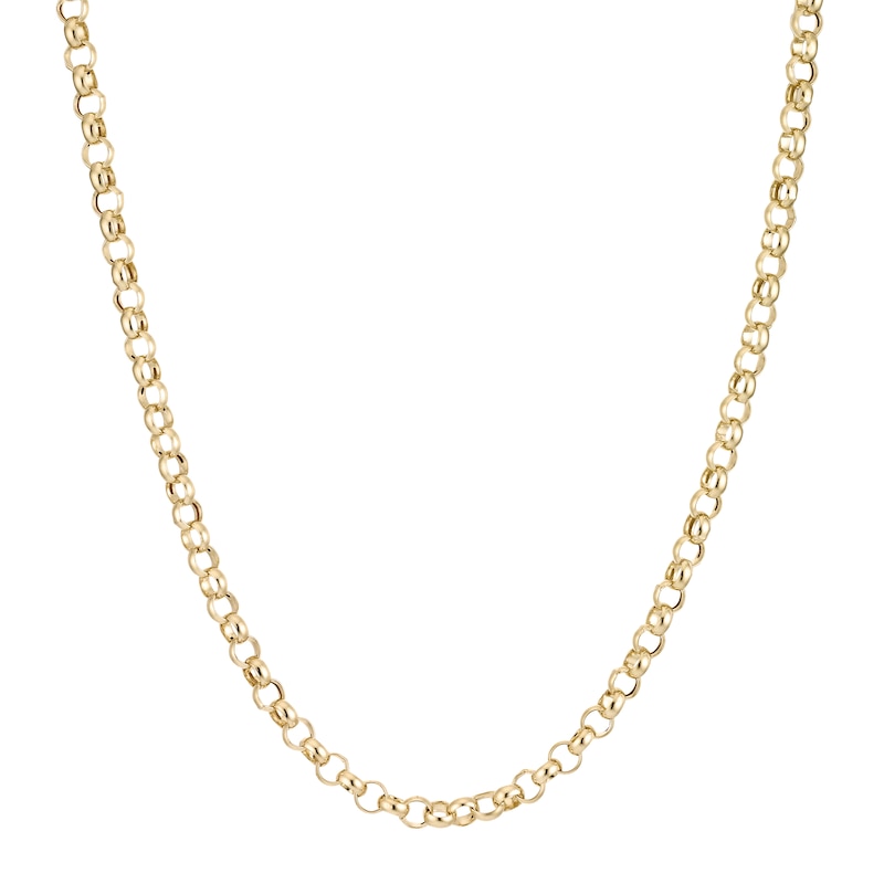 Main Image 2 of 9ct Yellow Gold 20" Belcher Chain
