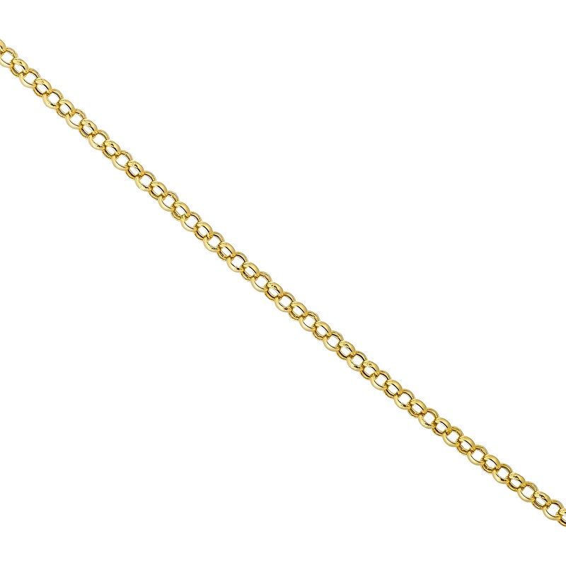 9ct Yellow Gold 24 Inch Dainty Belcher Chain