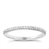 Thumbnail Image 1 of Platinum 0.10ct Diamond Claw Set Straight Band