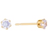 Thumbnail Image 1 of 9ct Yellow Gold Cubic Zirconia 3mm Stud Earrings