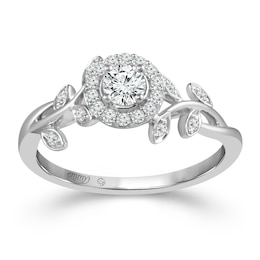 Emmy London 9ct White Gold 0.33ct Total Diamond Ring