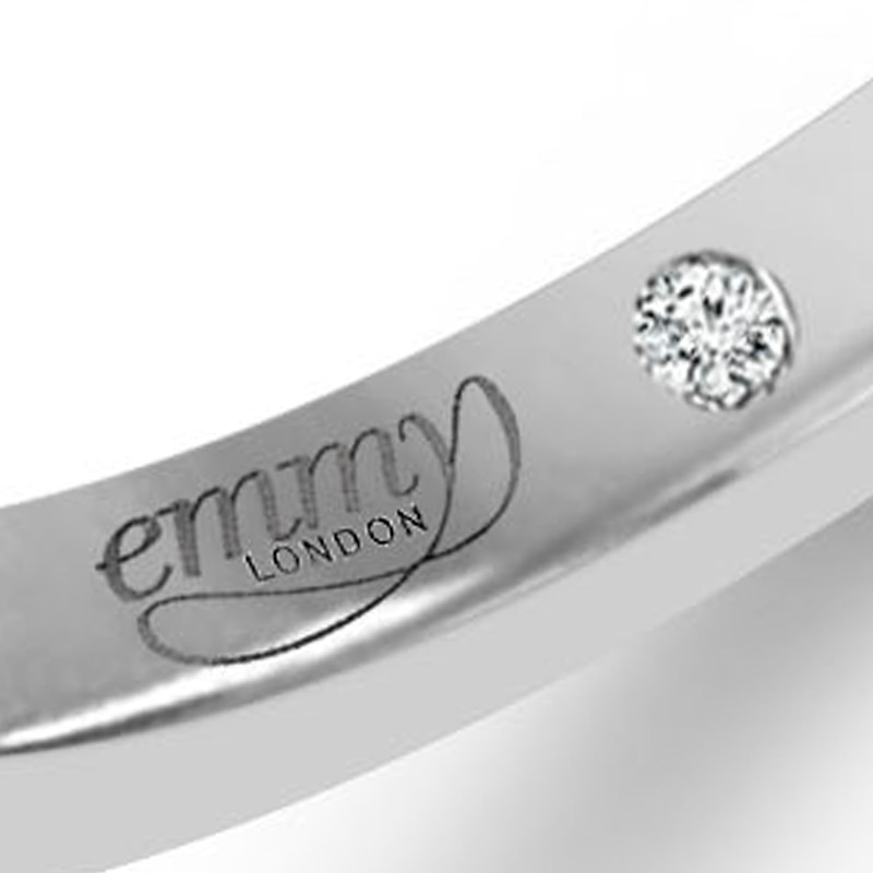 Main Image 4 of Emmy London 9ct White Gold 0.33ct Total Diamond Ring