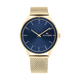 Tommy Hilfiger Men's Gold Tone IP Bracelet Watch