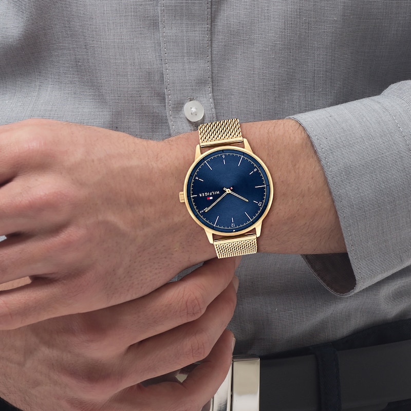 Tommy Hilfiger Henrix Men's Gold Tone IP Bracelet Watch