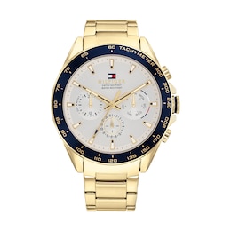 Tommy Hilfiger Men's Gold Tone IP Bracelet Watch