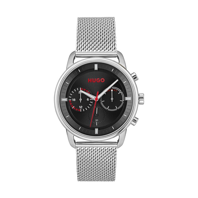 HUGO #ADVISE Men's Stainless Steel Bracelet Watch