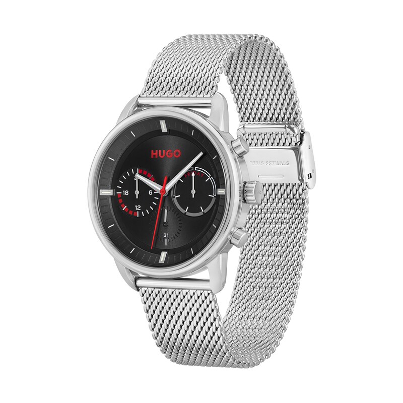 HUGO #ADVISE Men's Stainless Steel Bracelet Watch